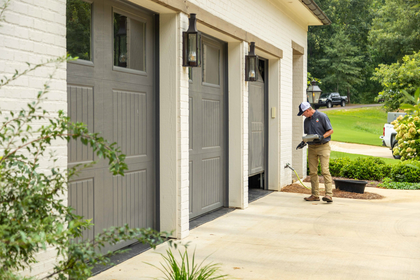 pest control tech crew garage inspection 6
