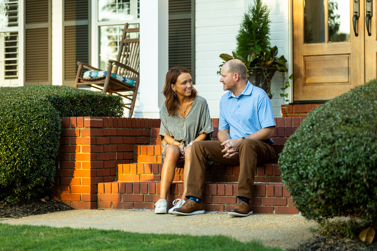 lawn care customers nice lawn family